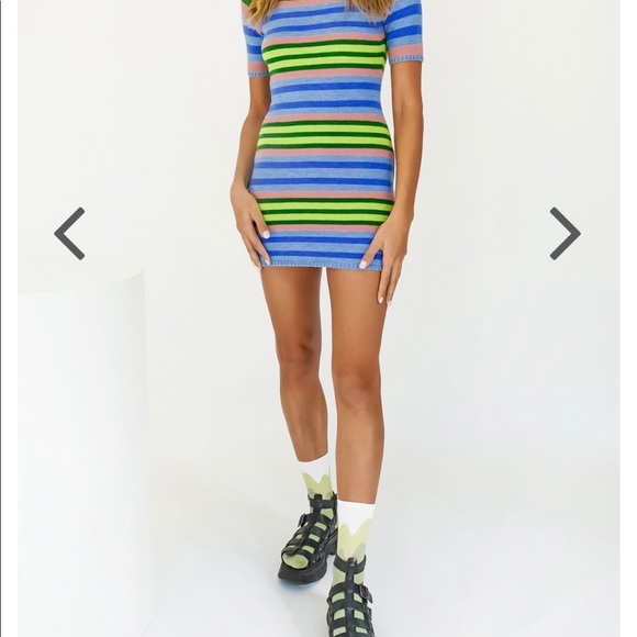 Color block striped dress - Picture 3 of 7